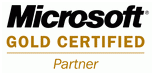 logo Microsoft gold